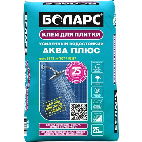 Клей для плитки Аква плюс