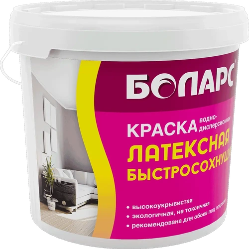 Краска водно-дисперсионная латексная быстросохнущая